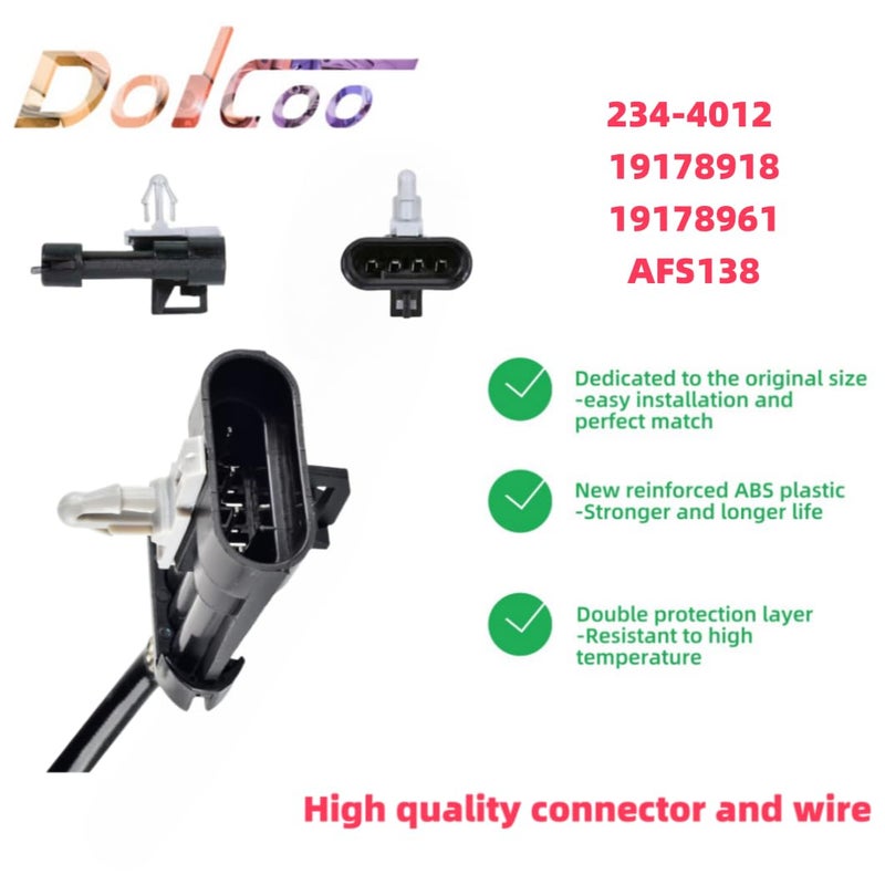 DOICOO 234-4012 19178918 AFS138 Oxygen O2 Sensor Fit for Chevy GMC Blazer S10 Jimmy Express Savana Yukon Sierra 1500 Silverado 1500 C1500 K1500 1996 1997 1998 1999 2000 2001 2002,Upstream/Downstream - Image 4